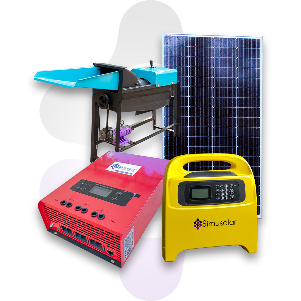 VUNA SOLAR THRESHING MACHINE